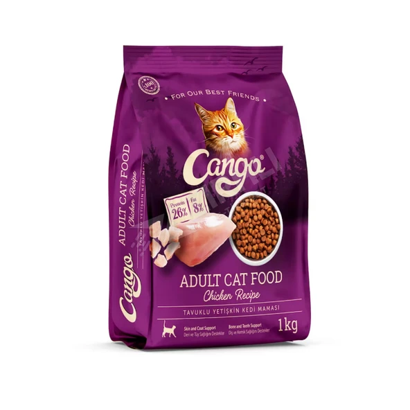 Cango Yetişkin Kedi Maması Tavuk Etli 1000 Gr ürün görseli 1