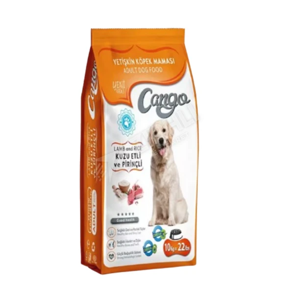 Cango Yetişkin Köpek Maması Kuzu Etli Pirinçli 10 Kg ürün görseli 1