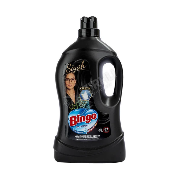 Bingo Siyah Sıvı Çamaşır Deterjanı 4 Lt ürün görseli 1