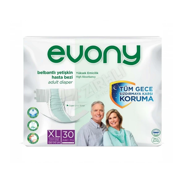 Evony Yetişkin Bezi X-Large 30'Lu ürün görseli 1