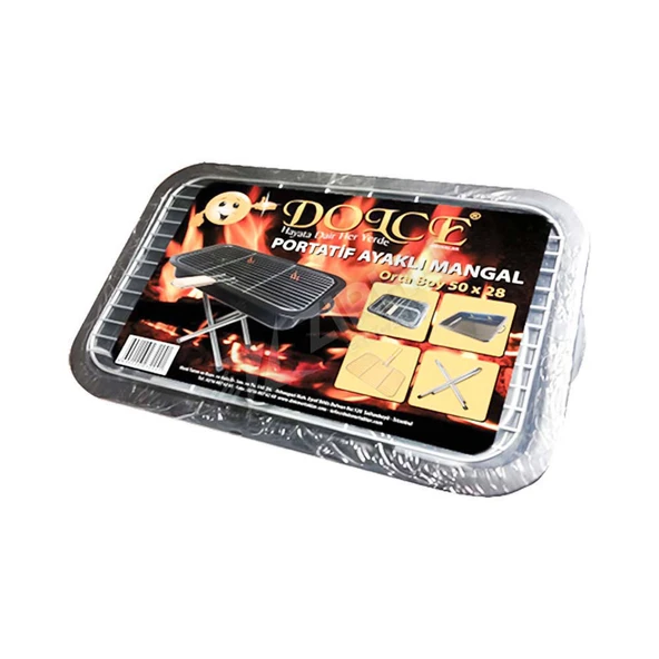 Dolce Portatif Ayaklı Mangal Orta 54 Cm ürün görseli 1