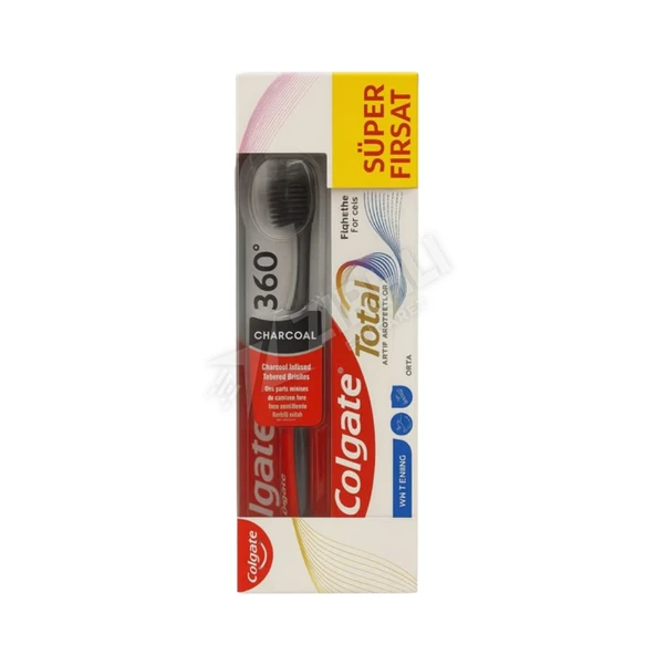 Colgate Total Beyazlık Diş Macunu + Diş Fırçası 50 Ml ürün görseli 1