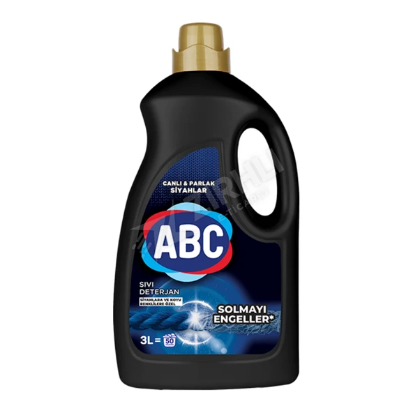 Abc Sıvı Çamaşır Deterjanı Siyahlara Özel 3 Lt ürün görseli 1