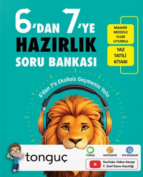 Tonguç Akademi 6 dan 7 ye Hazırlık Kitabı ürün görseli 1