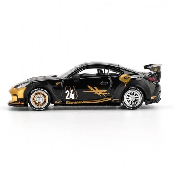 1/64 GR86 LB-Nation Black/Gold - Resim 2