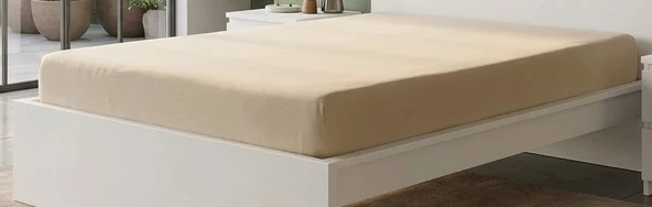 Newsheet %100 Saf Pamuk Terletmez Lastikli Tek Kişilik Penye Çarşaf - Yataktan Kaymayan Yumuşak Doku (100x200 cm) ürün görseli 1