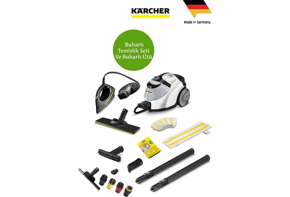 Karcher Buharlı Ütü ve Sc 5 Easyfix Iron Plug Buharlı Temizlik Makinesi+ Hav-Tiftik Makinesi ürün görseli 1