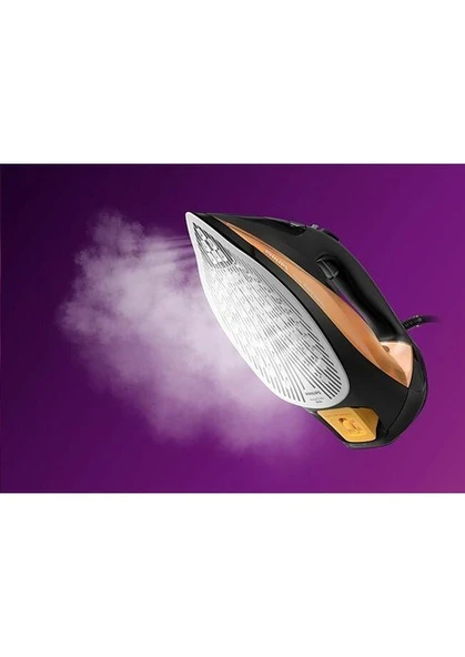 Philips Azur Steamglideelite Taban , Hızlı Kireç Çözme Buharlı Ütü 2800W Siyah-Gold ürün görseli 1