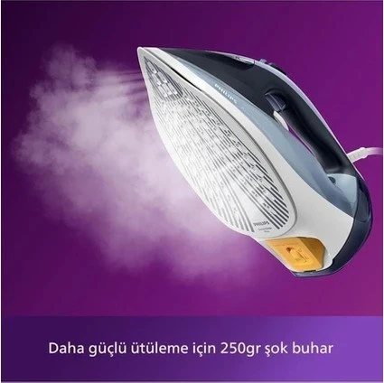 Philips Azur 7000 Serisi 250G Şok Buhar 50G/DK Sürekli Buhar 2800W Güçlü Performans Steamglide Plus Taban Ütü Geniş Su Kapasitesi Damlama Emniyeti Hızlı Isınm ürün görseli 1