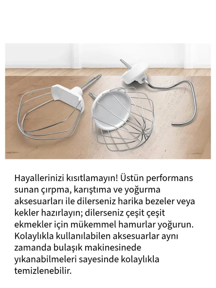 Bosch MUMS2VM00 Mutfak Şefi 900W Inox - Resim 7