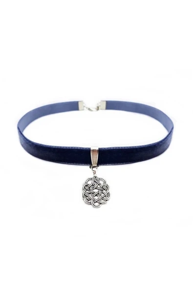 Aşk Düğümü Choker Tasma Kolye - Resim 2