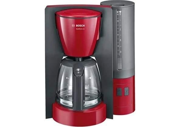 Bosch Filtre Kahve Makinesi Comfortline Aroma+, Aroma Korumalı Cam Sürahi, 1,25 L, 15 Fincan Için, Çıkarılabilir Su Tankı, Damlama Durdurucu, Döner Filtre T ürün görseli 1