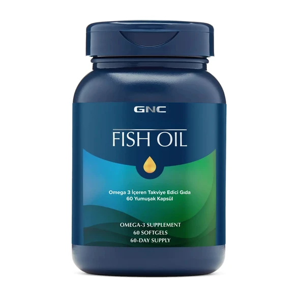 GNC Fish Oil - 60 Yumuşak Kapsül ürün görseli 1