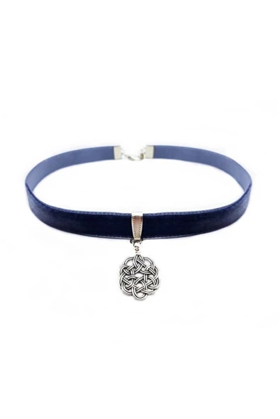 Aşk Düğümü Choker Tasma Kolye - Resim 3