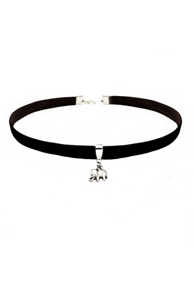 Gümş Renk Fil Choker Kadın Choker ürün görseli 1