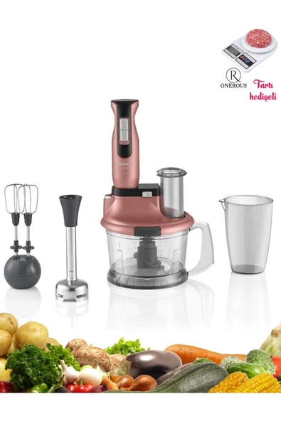 Arzum Blender & Mutfak Robotu- 3 YIL GARANTİ Hestia Çırpma & Doğrama ve Karıştırma-Onerous Tartı Hediyeli ürün görseli 1