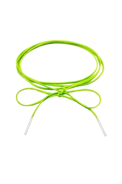 Fıstık Yeşili Süet Bağcıklı Choker Kadın Tasma Kolye ürün görseli 1