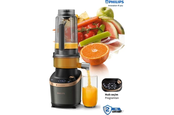 Philips Smoothie Flip And Juice Katı Meyve Özellikli Blender, Problend Ultra Teknolojisi, Homeıd UYGULAMASI,HR3770 +Mutfak Tartısı ürün görseli 1