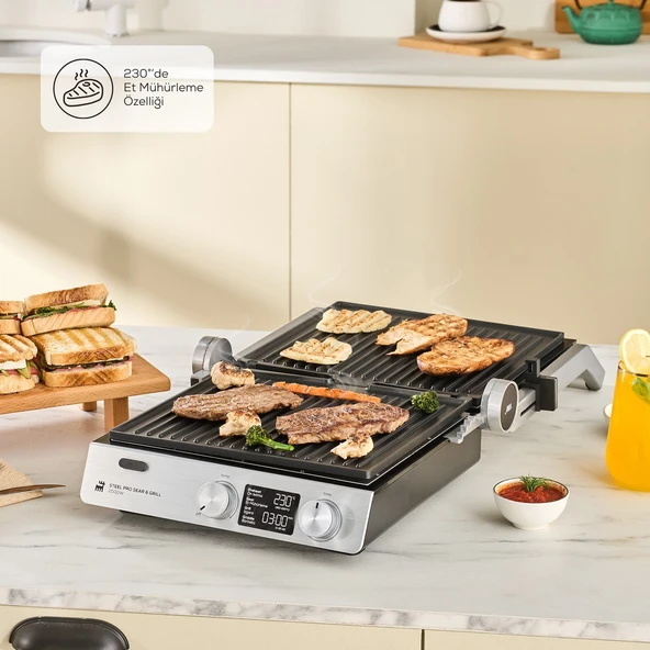 Karaca Quick Heating Teknoloji Izgara-Tost ve Barbekü Makinesi + Hediye ürün görseli 1
