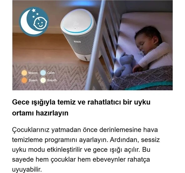 Philips 78 M2 Performanslı Akıllı Sensörlü 2'si 1 Arada Hava Cihazı Havayı Hem Temizleyen Hem Nemlendiren Astım ve Alerji Dostu Sessiz ve Güçlü Filtreleme Sis ürün görseli 1