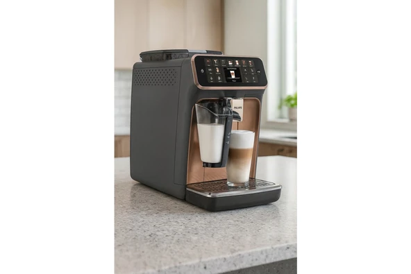 Philips Tam Otomatik 5500 Serisi Espresso Makinesi, 20 Sıcak ve Soğuk Mükemmel Içecek Espresso, Sütlü Latte, Cappuccino vb +1kg kahve ürün görseli 1