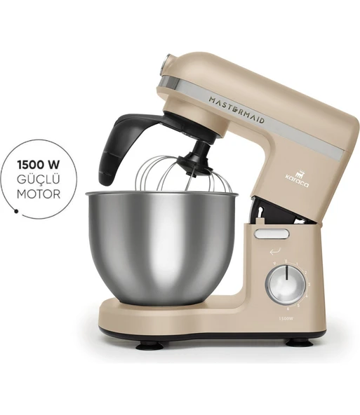 Karaca Mastermaid Chef Pro Çift Kollu Mutfak Şefi 1500 W Iconic Beige ürün görseli 1