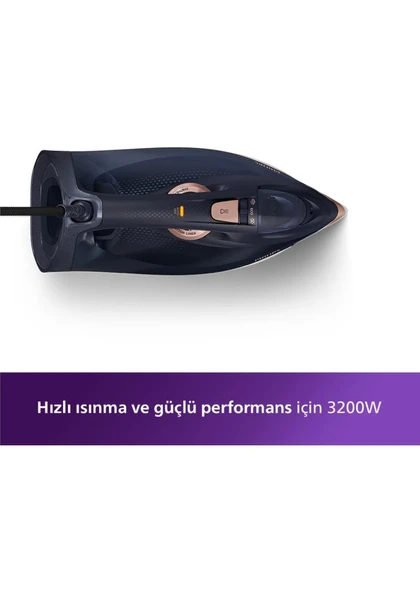 Philips Premium Azur Buharlı Ütü - Resim 4