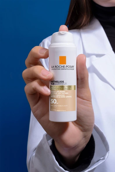 La Roche Posay Anthelios Age Correct Spf50 Renkli Kapatıcı Özelliğe Sahip Yüz Güneş Kremi 50 ml ürün görseli 1
