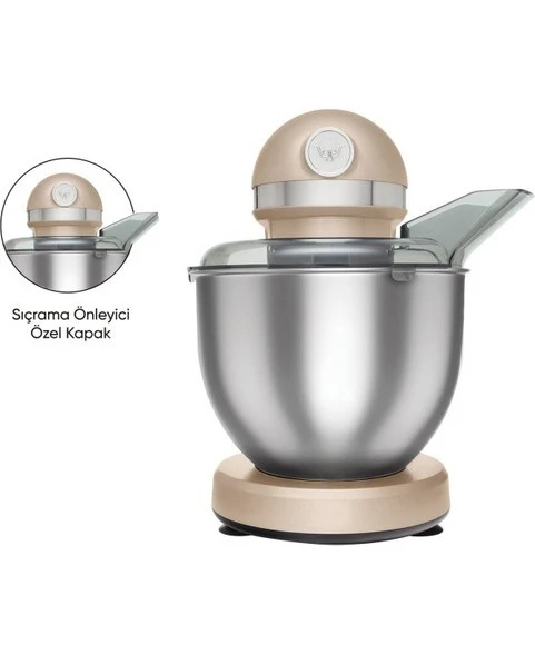 Karaca Mastermaid Chef Stand Mikser Iconic Beige 1500W 5 Lt ürün görseli 1