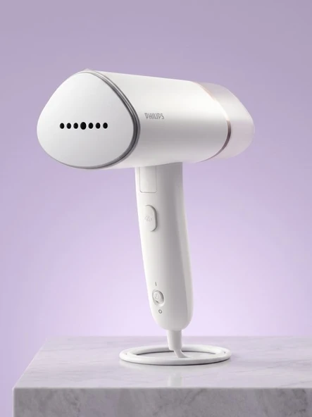 Philips 3000 Serisi El Tipi Dikey Ütü, 1000W, 30 Saniyede Hazır, Kompakt ve Katlanabilir, Yanık Riski Yok, Beyaz, STH3020/10 ürün görseli 1