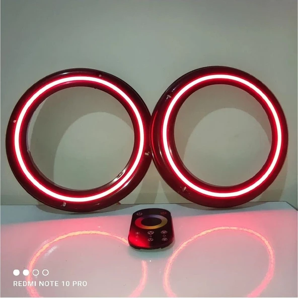 Onerous Dokunmatik Kumandalı 20 cm Neon Işıklı Midrange Hoparlör Kapağı Içi Boş 2 Takım 4 Adet ürün görseli 1