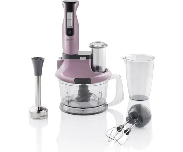 Arzum Multi Blender Seti Doğrama,çırpma,parçalama, Buz Kırma Güçlü 1500W Motor 4 Yıl Garanti Dreamline - LUCİOLE BEYAZ LAMBADER HEDİYE! ürün görseli 1
