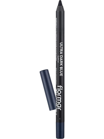Flomrar Ultra Eyeliner Yüksek Pigmentli & Doğal Işıltılı Kremsi Göz Kalemi Dark Blue ürün görseli 1