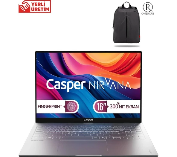 Casper Nirvana S100 13.nesil Core I5 13420H-16GB RAM-500GB SSD-16INÇ + Windows 11 Home ürün görseli 1