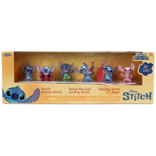 Stitch Nano 6'lı Diorama Figür Paketi - Resim 2