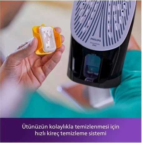 Philips Azur Siyah/gold Buharlı Ütü - Resim 5