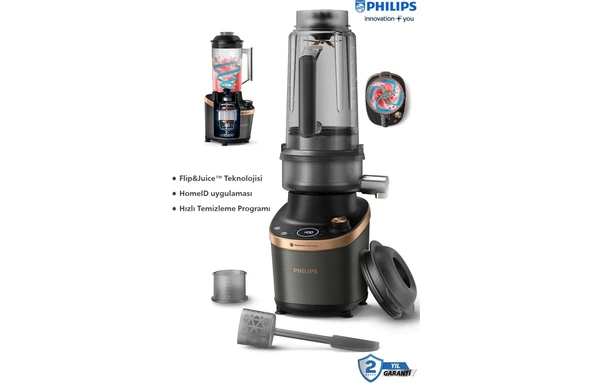 Philips 1500W Smoothie & Katı Meyve Özellikli Blender, Problend Ultra Teknoloji, 200 Farklı Tarifli + Meyve Soyacağı ürün görseli 1