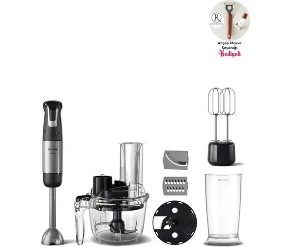 Philips Doğrayıcı, Blender ve Karıştırma SPEEDTRIGGERTEKNOLOJISI1200W Blender & Mutfak Robotu+ Meyve Sebze Soyacak ürün görseli 1