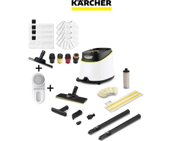 Kärcher Sc 3 Deluxe Buhar Temizleyici - Sert Zemin, Halı, Fayans ve Camlarda Yüksek Performans + Temizlik Seti + Mini Hav-yün Temizleyici ürün görseli 1
