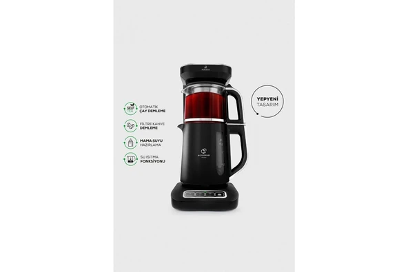 Karaca Çaysever Robotea Pro 4in1 Konuşan Otomatik Çay Makinesi, Isıtıcı ve Filtre Kahve Demleme Mak. ürün görseli 1