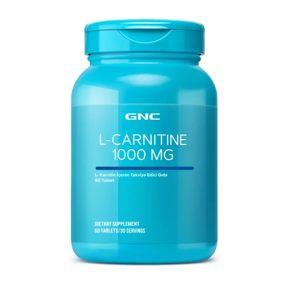 GNC L-Carnitine 1000 mg – 60 Tablet ürün görseli 1