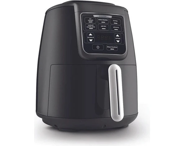Karaca Akıllı Sensörler 4 Güvenlik Sistemli Ev Yemeği, Közleme, Fırın/ızgara Xl 4l Airfryer 1550W ürün görseli 1