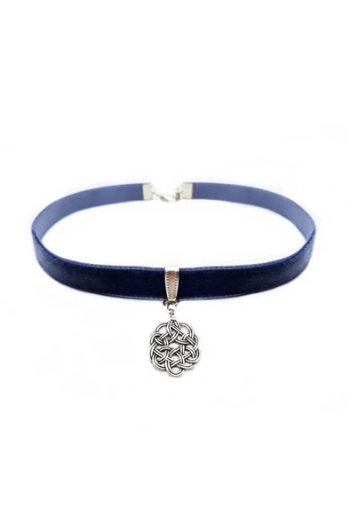 Aşk Düğümü Choker Tasma Kolye - Resim 4