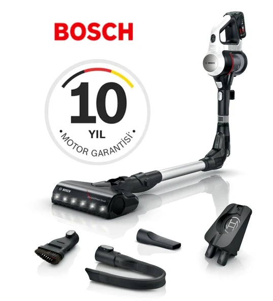 Bosch LED Işıklı Başlık Şarjlı Dikey Süpürge Unlimited 7 -10 yıl motor garantili BBS711TR ürün görseli 1