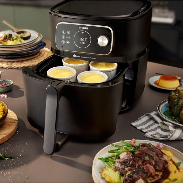 Philips Uzaktan Bağlantılı XXL 8,3 Lt. Kapasiteli Sıcak Hava Fritözü ürün görseli 1