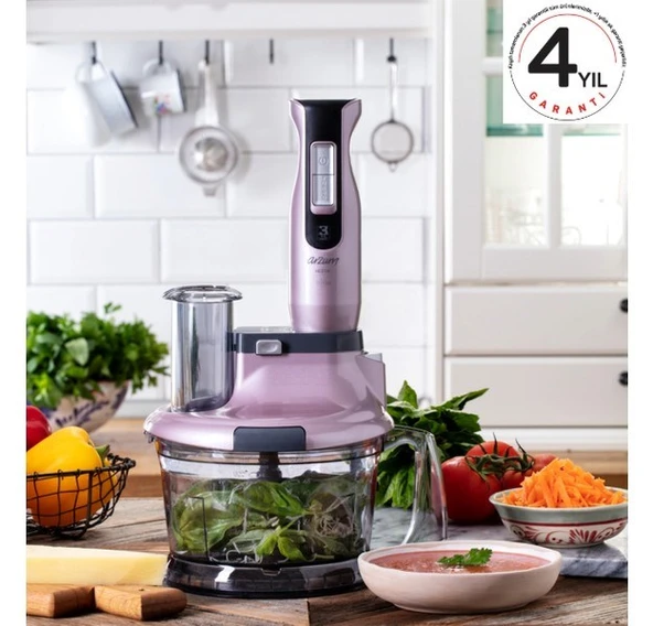 Arzum Hestia Multi 5 Fonksiyonlu Premium Blender Seti 1500 Watt, 1,5 Lt Doğrayıcı Hazne, 800 ml Ölçü Kabı, Paslanmaz Çelik Çırpıcı, Çift Taraflı Paslanmaz Ç ürün görseli 1