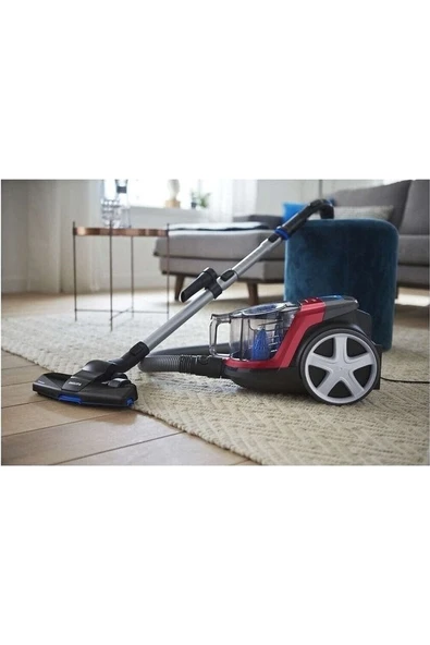 Philips Powerpro City Toz Torbasız Elektrikli Süpürge 900 W Kırmızı Hrkplus ürün görseli 1