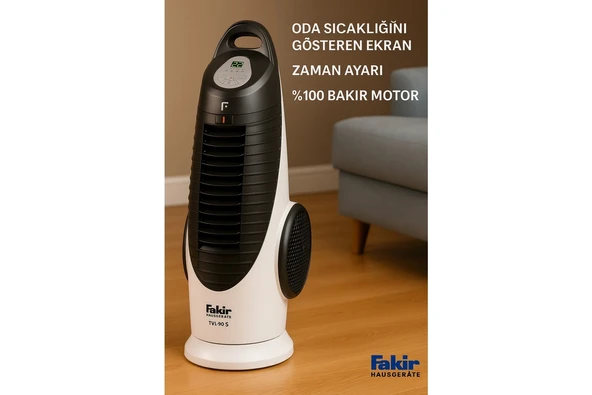 Fakir %100 Bakır Motorlu, Uzaktan Kumandalı Sessiz Vantilatör + Lavanta Uçucu Yağı % 100 Saf 2li Set ürün görseli 1