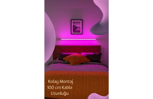 Onerous Full Rgb LED Aplik Kumandalı - Resim 2