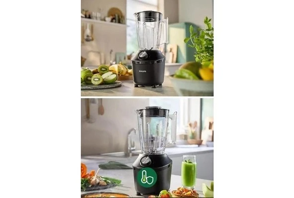 Philips 3000 Serisi Blender Problend Crush Teknolojisi 600W, 2 Lt, 2 Hız Ayarı, HR2291 + Mutfak Tartısı ürün görseli 1